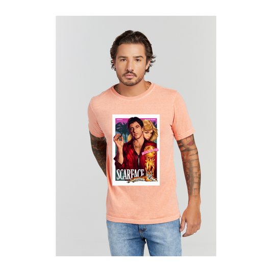 Camiseta Estonada Laranja