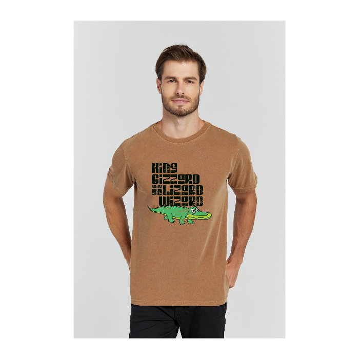 Camiseta Estonada Marrom