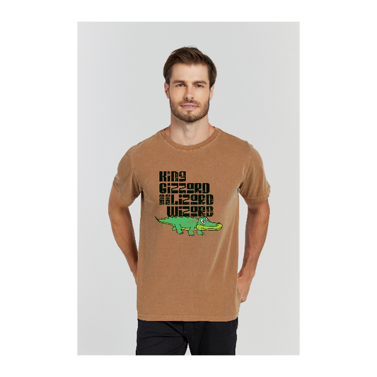 Camiseta Estonada Marrom