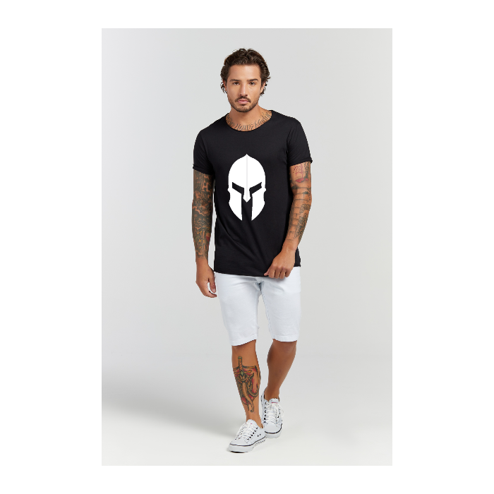 Camiseta Longline Preto