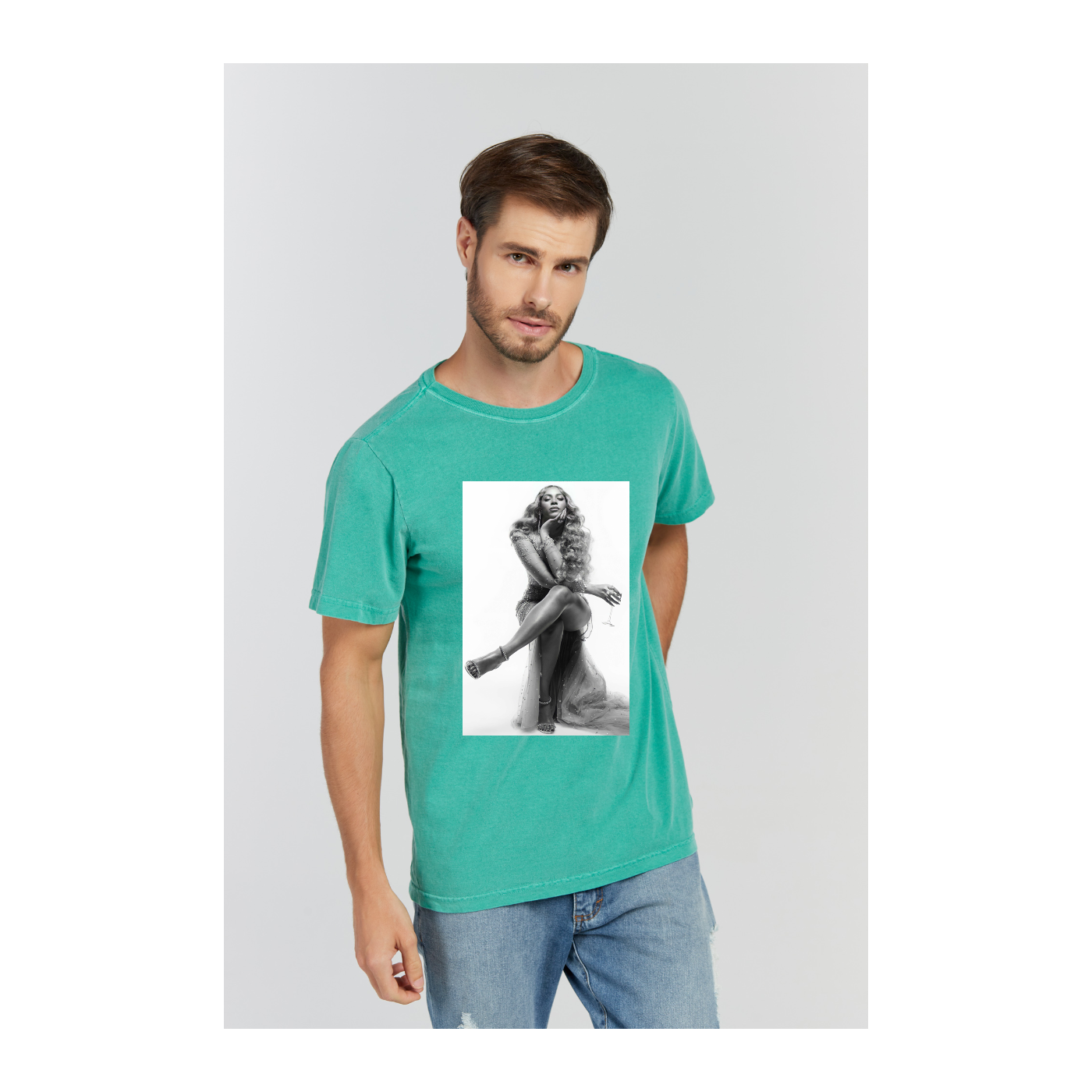 Camiseta Estonada Verde Bandeira