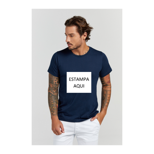 Camiseta Premium Azul Marinho