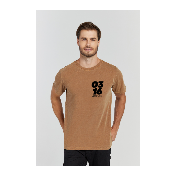 Camiseta Estonada Marrom