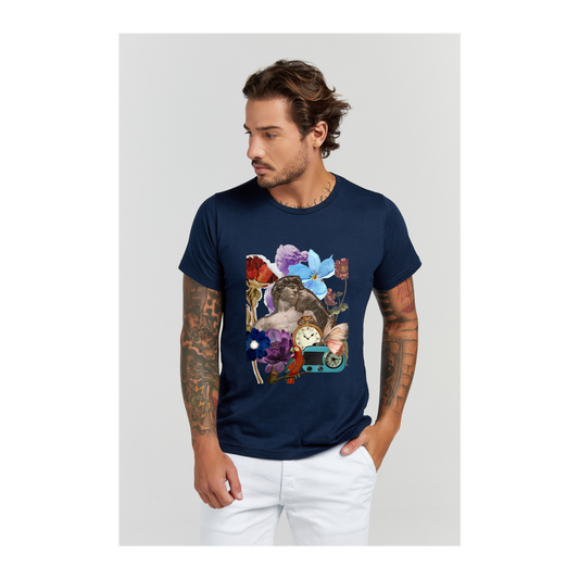 Camiseta Premium Azul Marinho