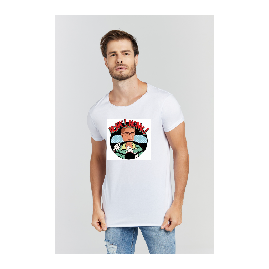Camiseta Longline Branco