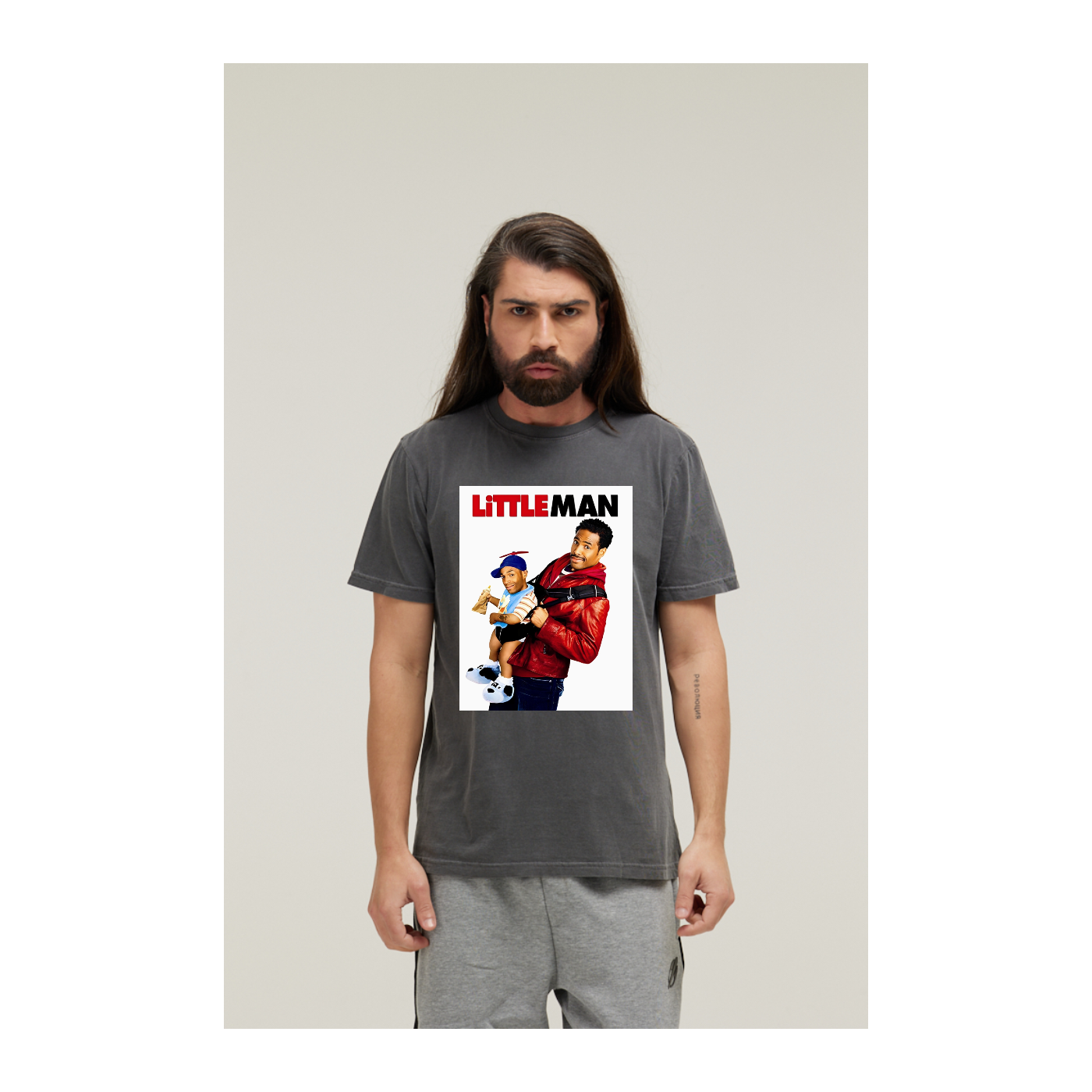 Camiseta Estonada Cinza Chumbo