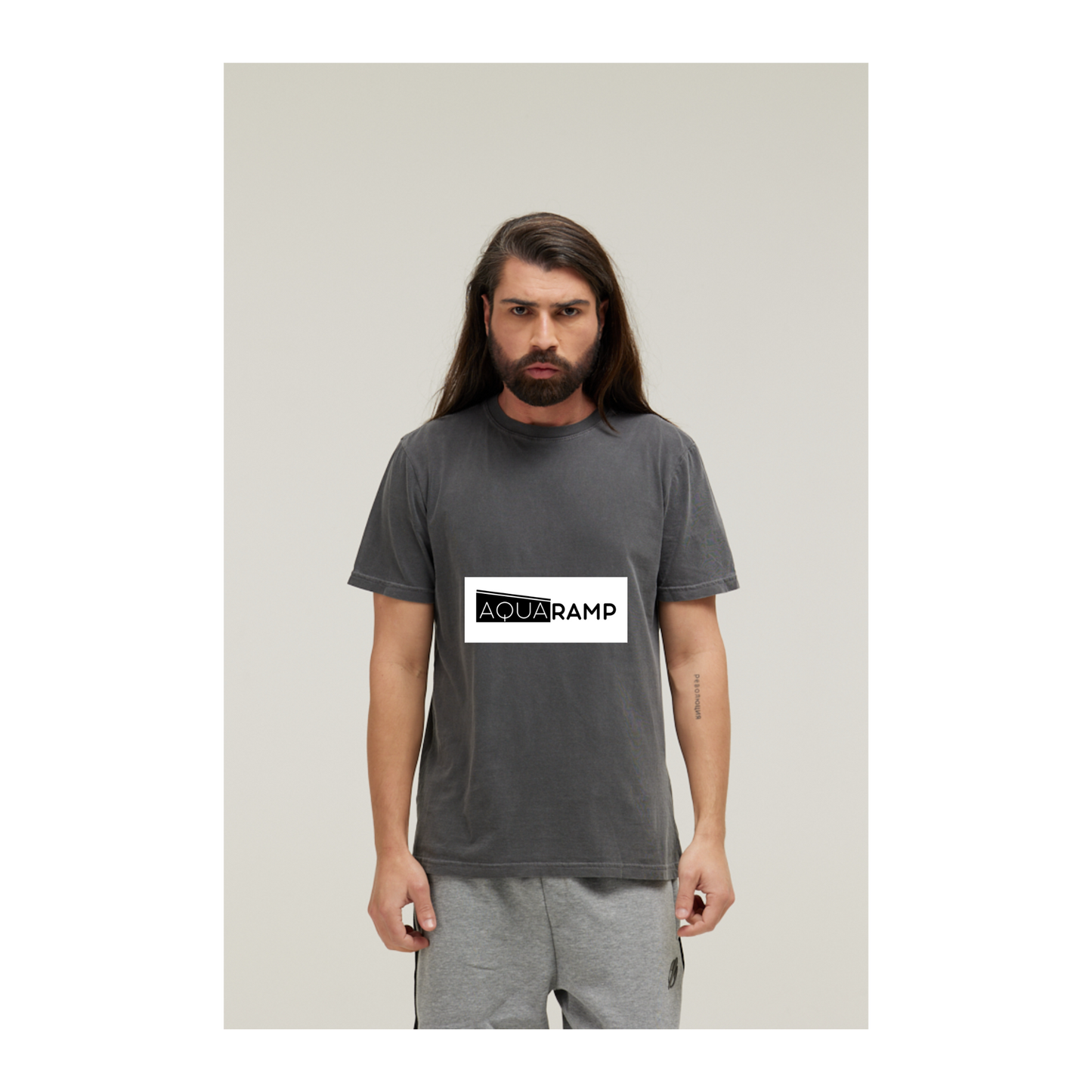 Camiseta Estonada Cinza Chumbo