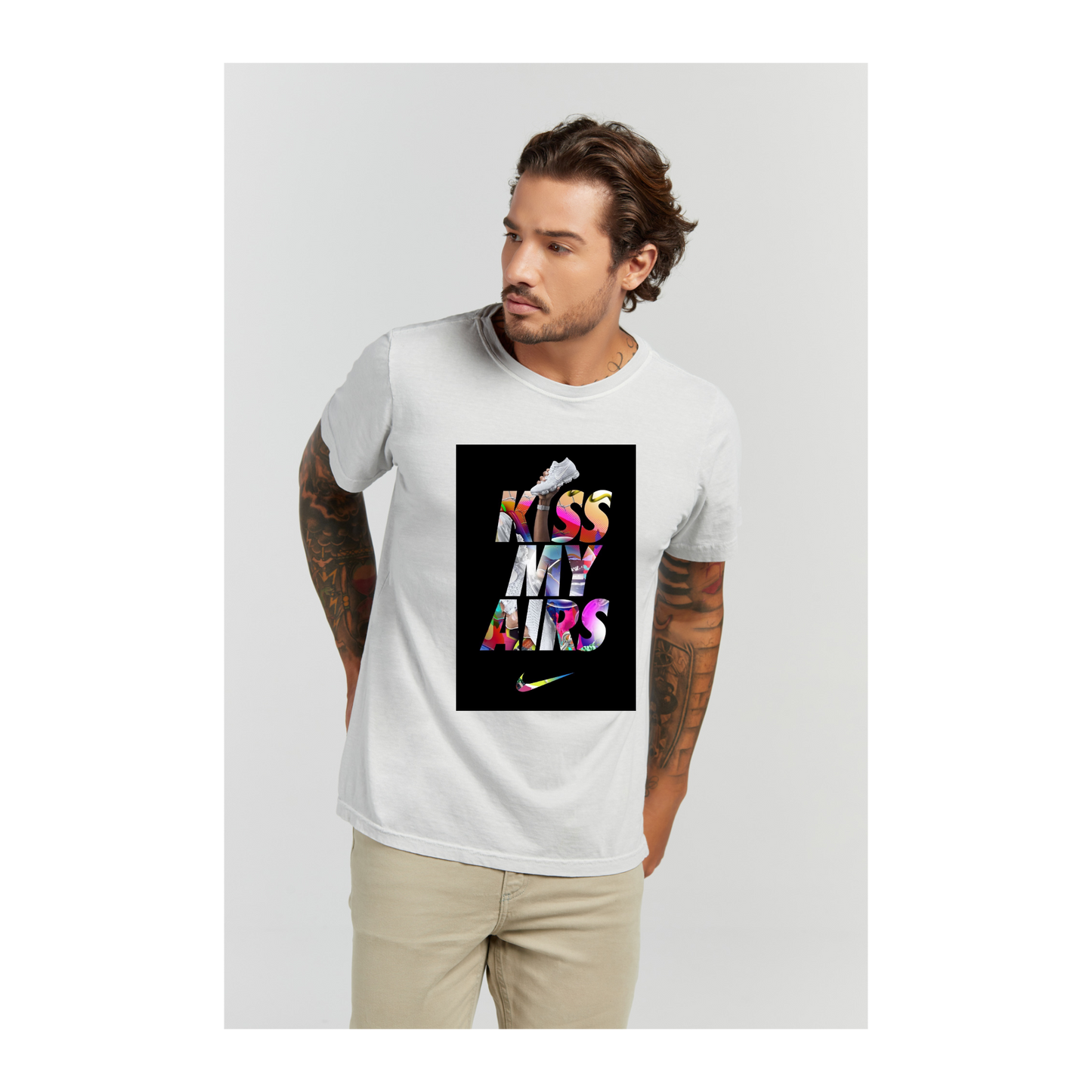 Camiseta Estonada Branco Gelo