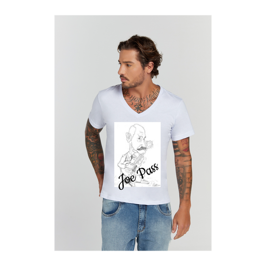 Camiseta Premium Branco Decote V