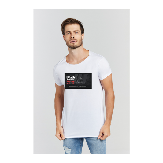 Camiseta Longline Branco