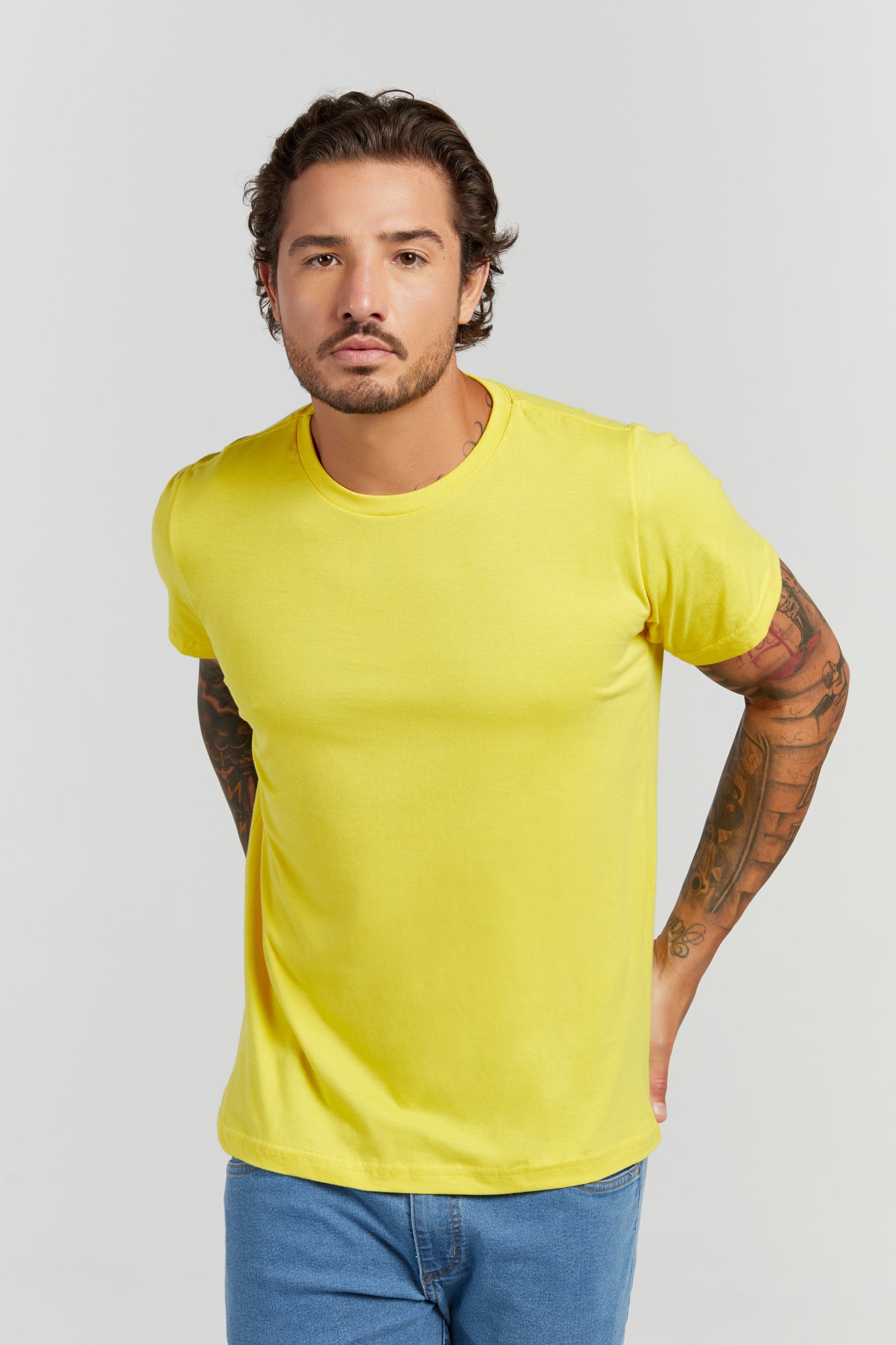 Camiseta Premium Amarelo Canário